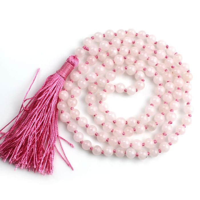 Rose Quartz Mala 8MM