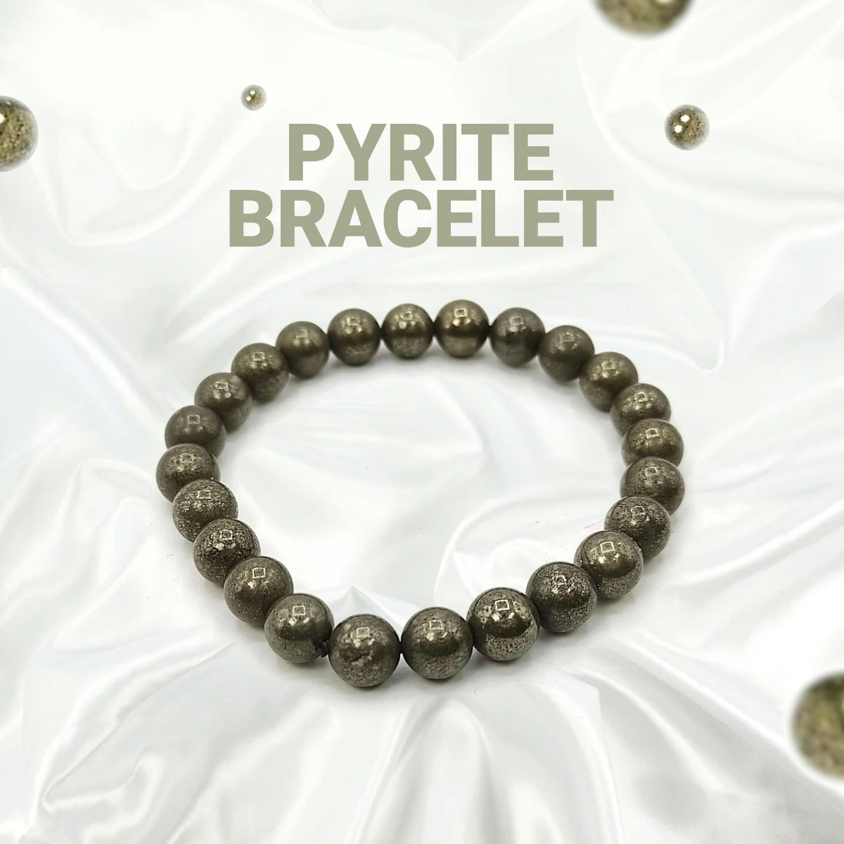Gemstone Golden Pyrite Bracelet, Bracelet Type: Beeded, Size: Standard at  Rs 250/piece in Jaipur