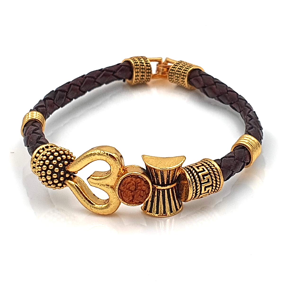 Om ganesh logo design bracelet Rakhi for brothers | Buy Online Bracelet  Rakhi